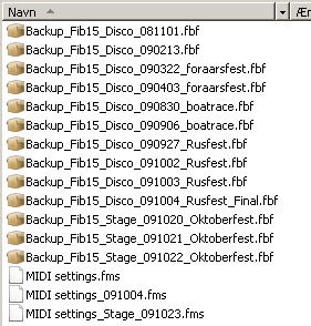 some backup files