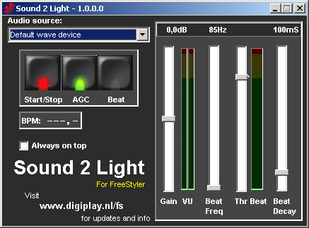 Sound To Light Interface Freestyler Wiki